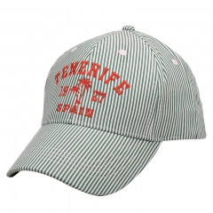 Oxford Stripe Youth Twill Souvenir Caps