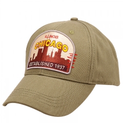 Heavy Stitching Structured Twill Souvenir Caps