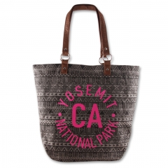 Cotton Canvas With Digital Printing Souvenir Tote Bag