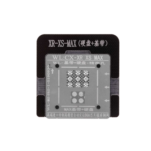 NAND Baseband Reballing Stencil With Positioning Mold For Apple iPhone XR/XS/XS Max