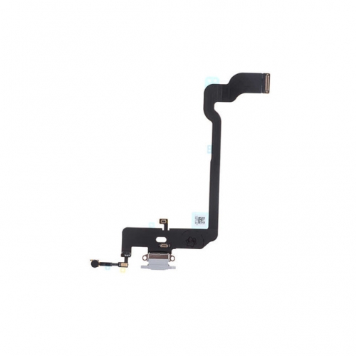 Charging Port Flex Cable Replacement For Apple iPhone XS - White 