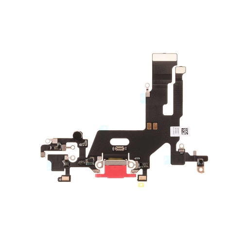 Charging Port Flex Cable Replacement For Apple iPhone 11 - Red