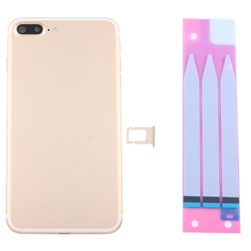 High-Quality Back Battery Cover Door Rear Middle Frame Chassis with Flex Cable Assembly for iPhone 7 Plus-AA