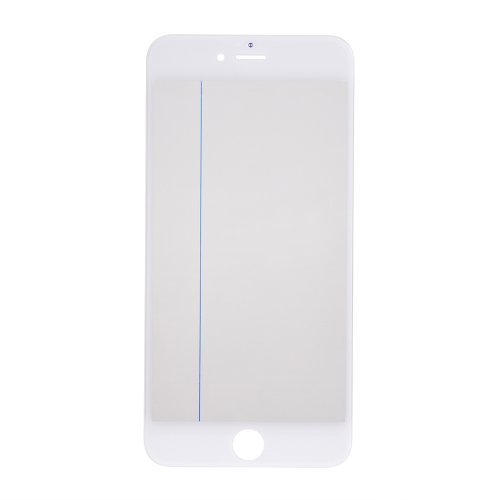 Glass Lens with Front Bezel and OCA Glue Sheet For Apple 6s plus - White - AAA