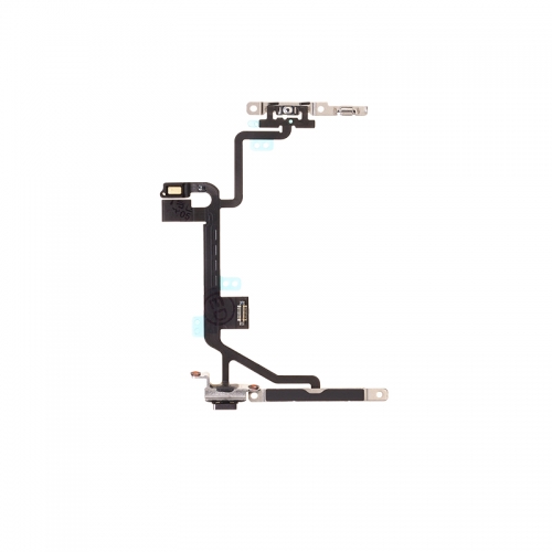 Power Switch Volume Flex Cable with Metal Plate For Apple iPhone 8 - AA