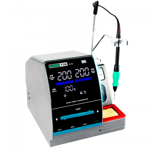 SUGON T36 Soldering Station Lead-free 1S Rapid Heating 300W Power Electric Heating System JBC Handle Soldering Repair