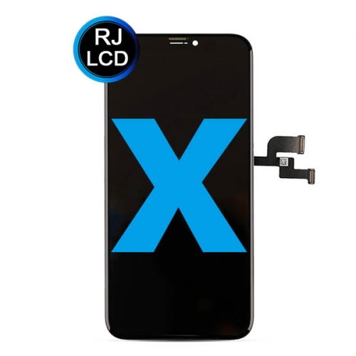 For Apple iPhone X LCD Display and Touch Screen Digitizer Assembly with Frame Replacement  -  RJ LCD Incell