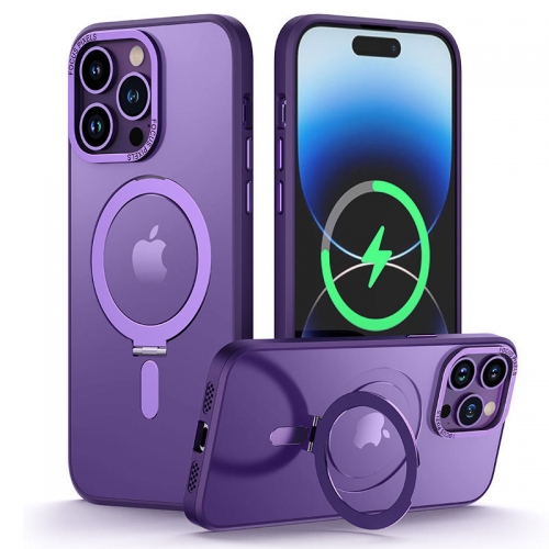 Luxury Ring Holder Case For iPhone 13- 15 Pro Max Magnetic Wireless Charging Shockproof Phone Cover