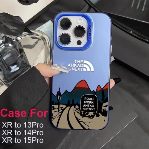 Luxury Hard Case For iPhone XR to 13 Pro, XR to 14 Pro Cover, XR to 15 Pro ShookProof Protective Case