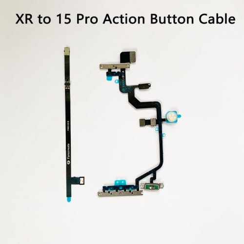 Flash Cable for DIY iPhone XR to 15 Pro Action Button Power Cable, XR to 15 Pro Action Button Cable