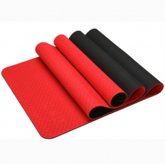 high elastic cheap tpe yoga mat with carrying strap