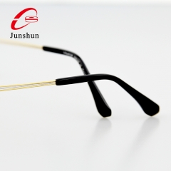 9805-Black Onyx 18K Gold with certificate Screwless Rimless for Men