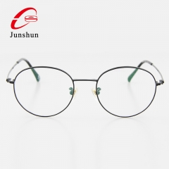 JS-020 - Sample for order from France simple titanium optical glasses frame