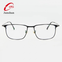 JS-021 - Sample for order from France simple titanium optical glasses frame