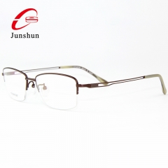 2028 - Titanium line in simple design optical frame for men