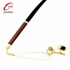 99937 - Sandalwood with two titanium lines quality frame for Men