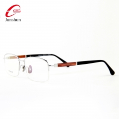 99937 - Sandalwood with two titanium lines quality frame for Men