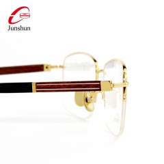 99937 - Sandalwood with two titanium lines quality frame for Men