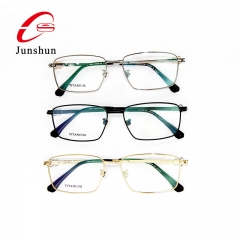 9803- Black agate Luxury Scorpion titanium full rim eyeglasses frame for men