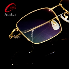 9803- Black agate Luxury Scorpion titanium full rim eyeglasses frame for men
