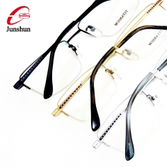 2034 - simple business style titanium spectacle frame for Men