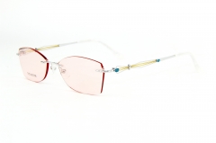 8883 - Titanium wire grace design optical frame for lady