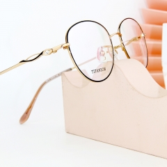 5070 - Fashion eyeshape titnaium traditional frame for lady