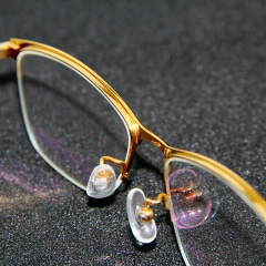 6814 - Half rim titnaium frame Classic simple design for lady