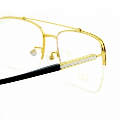 6081- 简单商务风全框高端眼镜钛架 - 男款