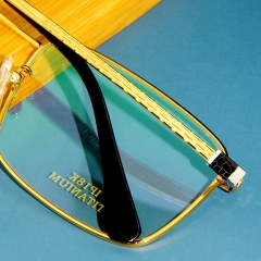 6091 - 18K 简单商务风全框高端眼镜钛架 - 男款
