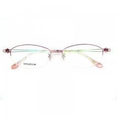 8836- Titanium wire grace design optical frame for lady