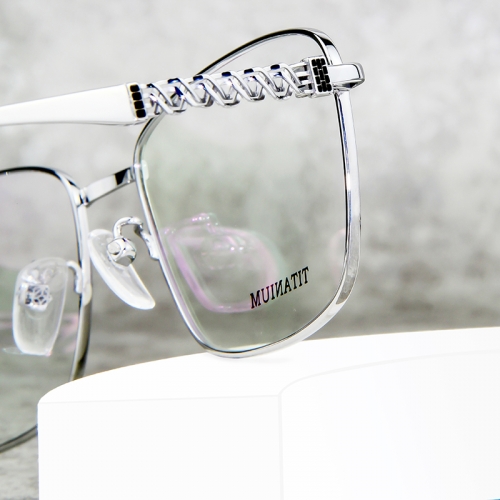 6096- Titanium wire grace design optical frame for Men