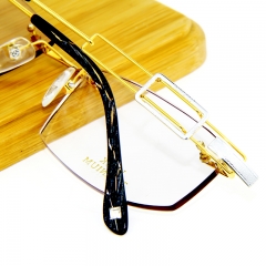 8808 - 儒雅艺术钛线商务光学镜框 - 男款