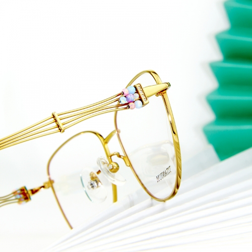 8865- Titanium line Half frame in elegant design for lady