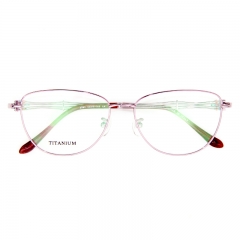 8865- Titanium line Half frame in elegant design for lady