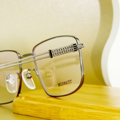 6098- Titanium line wire Classic design optical frame for Men