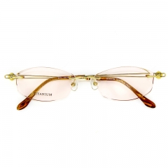 8821- Titanium wire grace design optical frame for lady