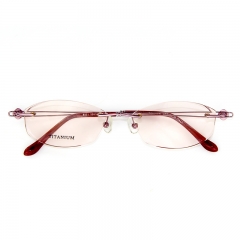 8821- Titanium wire grace design optical frame for lady