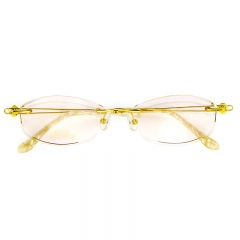 8821- Titanium wire grace design optical frame for lady