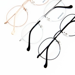 5544 - Round super light fashion high quality titanium frame for Unisex