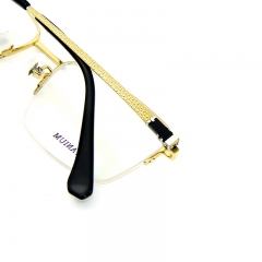 9810 - Jewelry black agate Titanium Eyeglasses Frames Optica Glasses