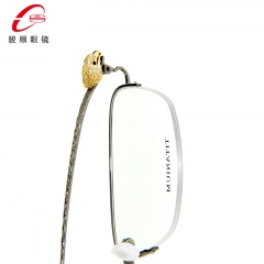 99980 - Eagle head titanium frame in luxury design for Men