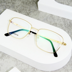 6111 - Daily design traditional titanium frame full rim high quality in half rim for men