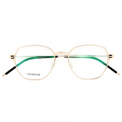 3125 Ultra Small Rounded Temple European Designed Young Eyeshape Optical Titanium Frame High Quality - Unisex