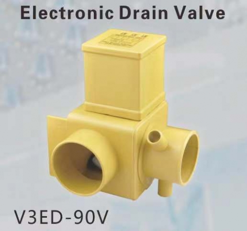 Electric drain valve for washing machines
