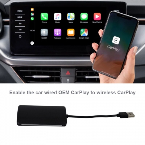 For A3 A4 A5 A6 A7 Q2 Q5 Q7 R8 TT Q8 Cayenne Macan 718 wireless CarPlay adapter make Car OEM wired CarPlay to wireless CarPlay