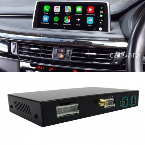 Bluetooth iphone carplay adapter X6 M E71 2009-2014 CIC system Car Video OEM integration Android Auto Mirror waze map Spotify