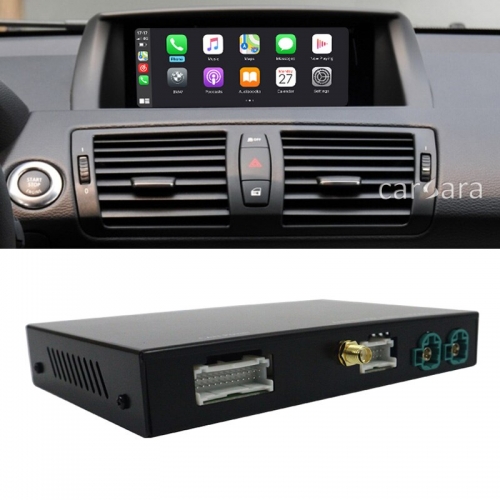 2 din CarPlay interface adapter for BMW E60 E70 E84 E87 E90 F07 F10 F11 F23 F45 F30 F31 F34 F32 F33 F36 X5 CIC NBT CCC EVO  iOS airplay