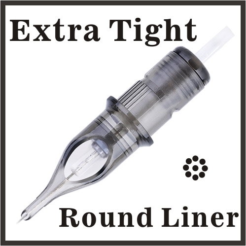 ELITE 3 Needle Cartridges - Extra Tight Round Liner 0.35mm