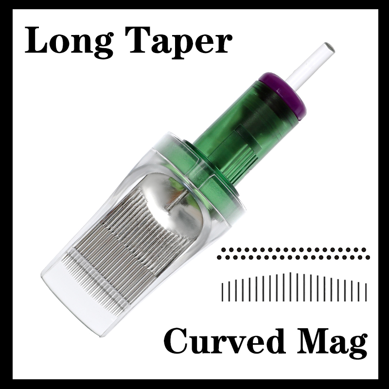 ELITE INFINI Super Curved Magnum Needle Cartridges - Long Taper 0.35mm